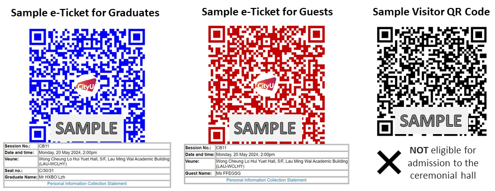 e-Ticket Samples